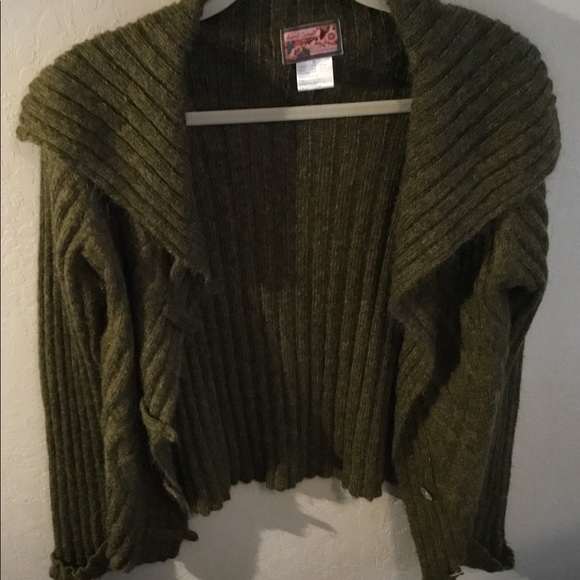 April Cornell Olive Sweater - Picture 2 of 3
